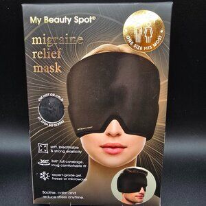 Migraine Relief Gel Mask Hat – Hot & Cold Therapy – NIB